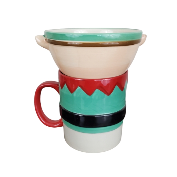 Global Design Connections Christmas Elf Mug & Bowl Set 2023 TJ Maxx ~ Pre-Owned - Picture 13 of 14